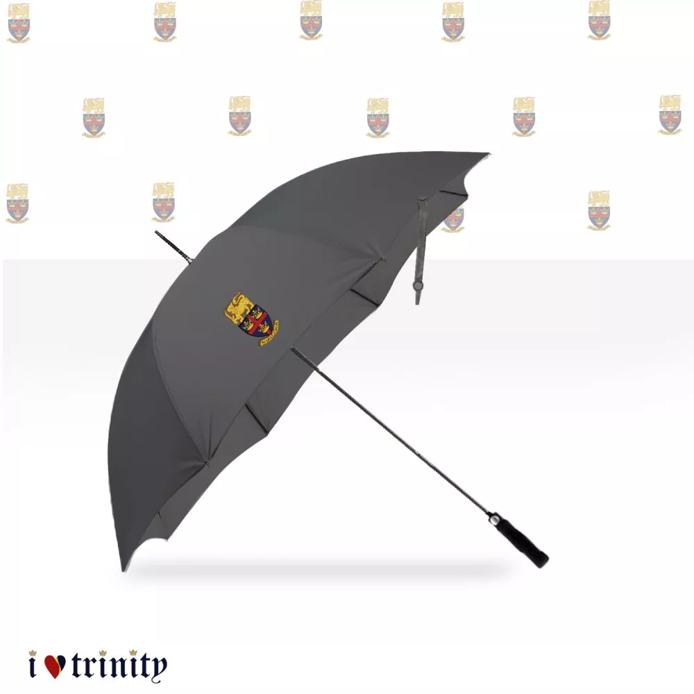 Gents Umbrella with TCK logo-Grey_ILT_ILoveTrinity
