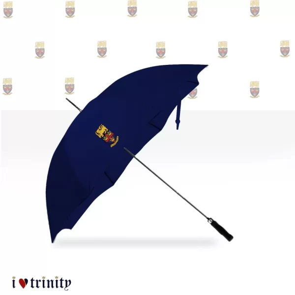 Gents Umbrella with TCK logo-Navy_ILT_ILoveTrinity