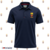 Men's Poly Polo T-shirt-TCK Logo Embroidery-Navy