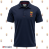Men's Poly Polo T-shirt-TCK Logo Embroidery-Navy