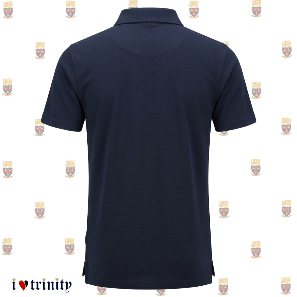 Men's Poly Polo T-shirt-TCK Logo Embroidery-Navy2