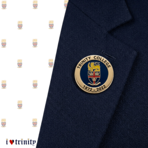 Trinity College Kandy Official Crest Lapel Pin- Navy
