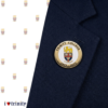 Trinity College Kandy Official Crest Lapel Pin- White
