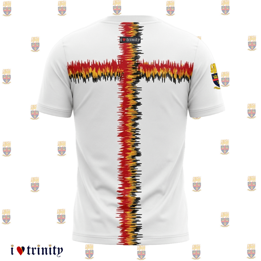 Trinity College Kandy Zigzag Pulse White T-Shirt2