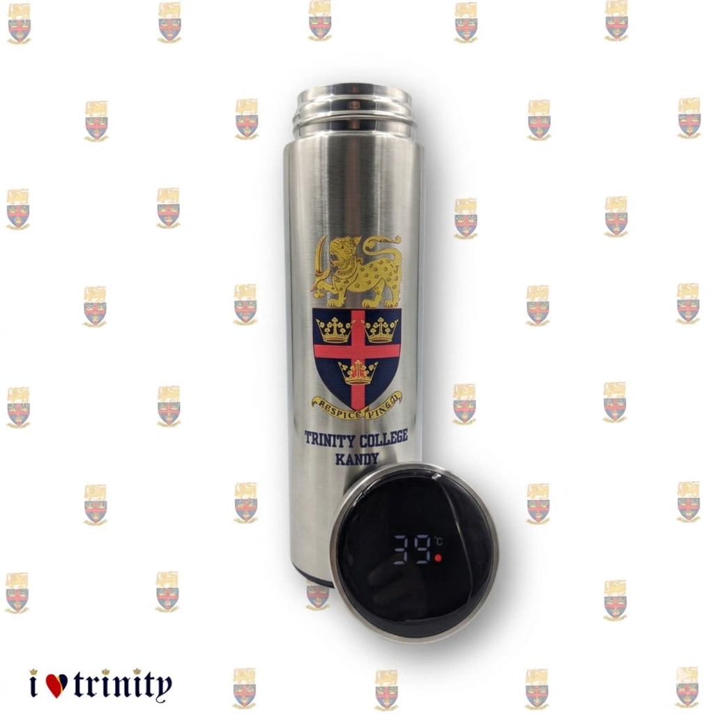 500ml Smart Thermal Bottle with Digital Temperature - Metallic Silver2