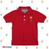 KIDS POLO-TCK EMBROIDERY-RED