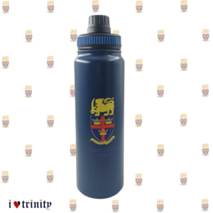 Trinity College Kandy Crest Water Bottle – Navy Blue