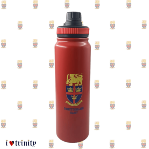 Trinity College Kandy Crest Water Bottle – Red