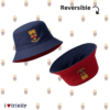 Trinity College Kandy Reversible Red & Navy Bucket Hat