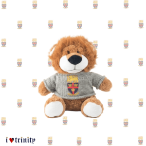 Lion Soft Toy Grey T-shirt TCK Crest Print