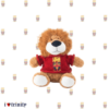 Lion Soft Toy Red T-shirt TCK Crest Print