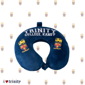 NECK PILLOW-TCK CREST PRINT - NAVY COLOR